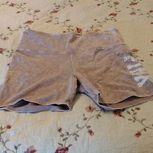 PINK Victoria's Secret Tan Athletic Shorts Versatile Comfort